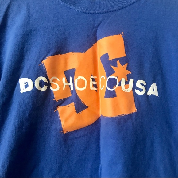 DC SHOE CO USA Boys Blue Long Sleeve Logo Shirt - Picture 3 of 7